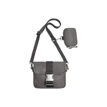 ZARA Nylon Crossbody Bag Mini Men's Gray