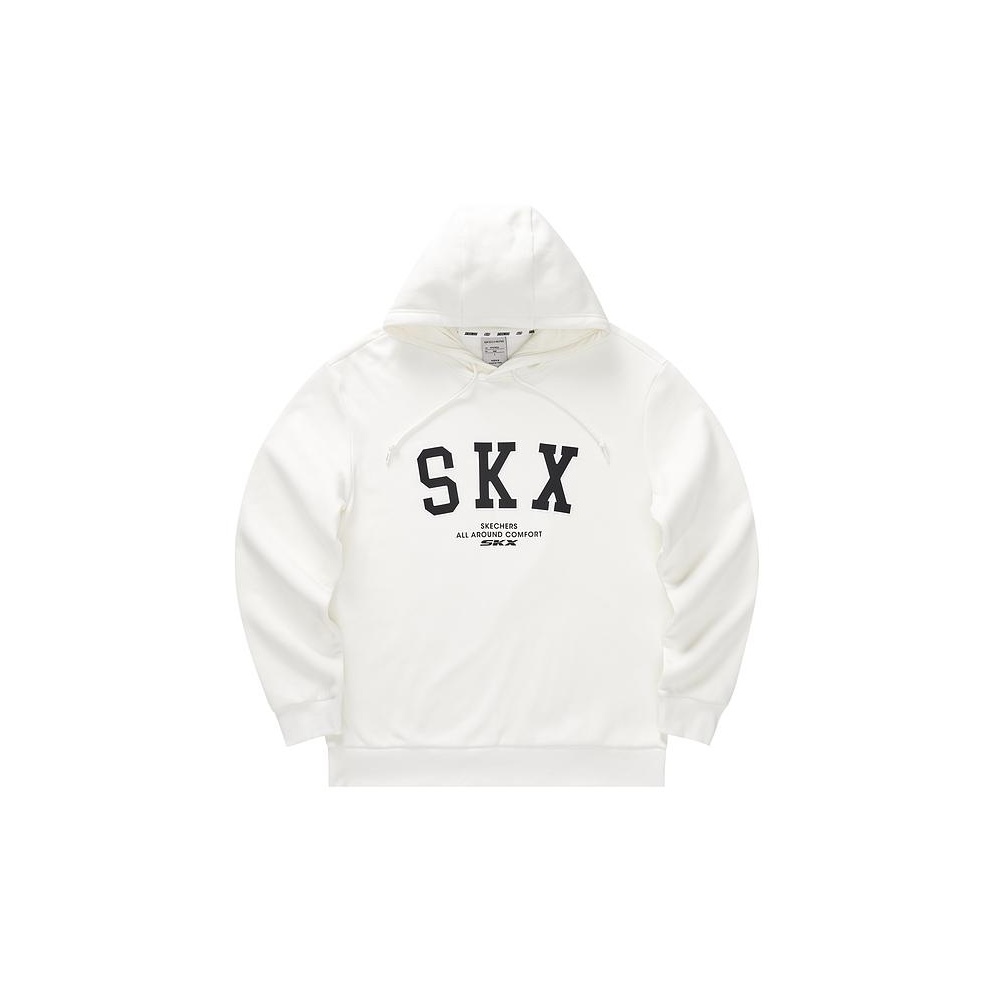 Skechers hoodie mens white online