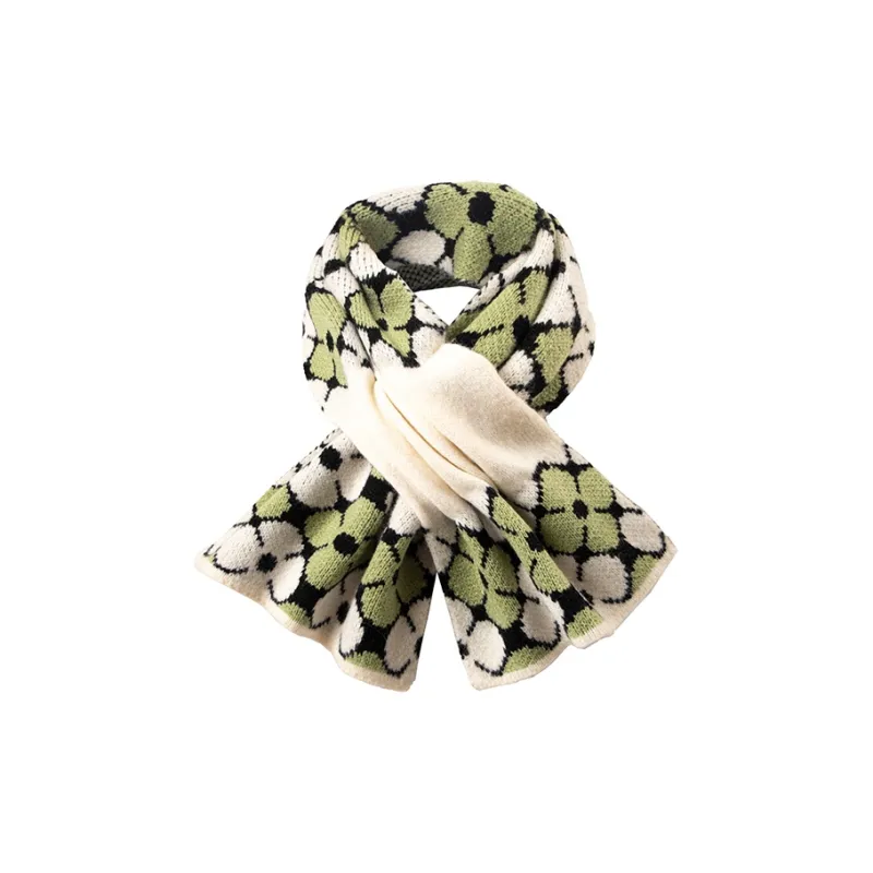 BAIJUAN Knit Scarves Unisex-4