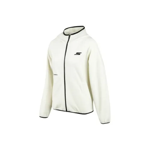 Skechers Velvet Jackets Women's Marshmallow White/0074