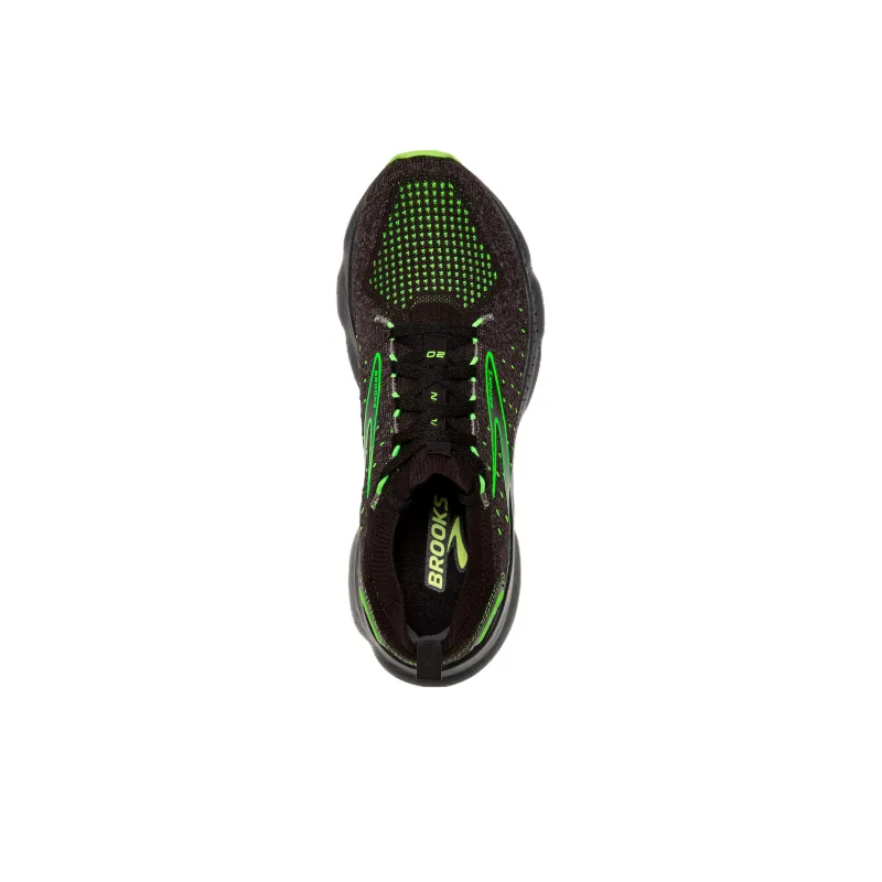 Brooks Glycerin StealthFit 20 'Black Green Gecko'-3