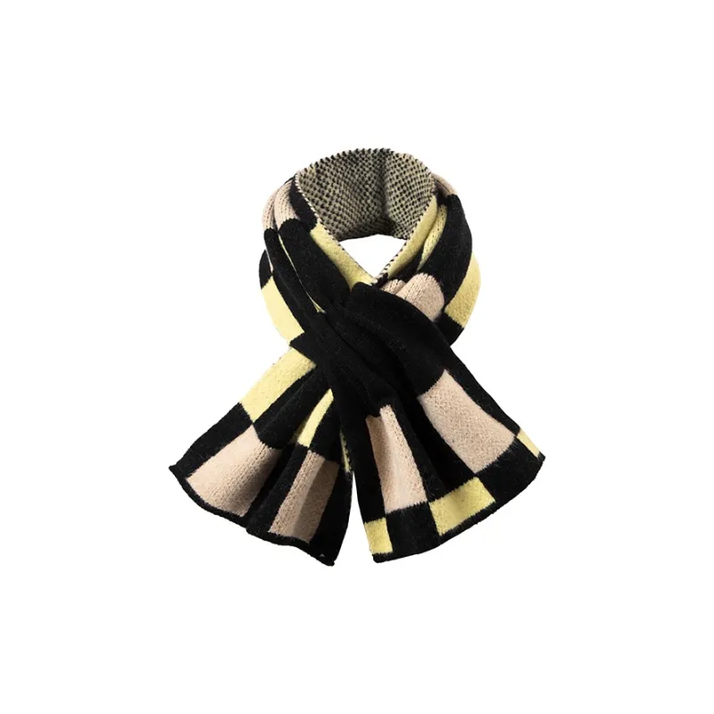 BAIJUAN Knit Scarves Unisex-9