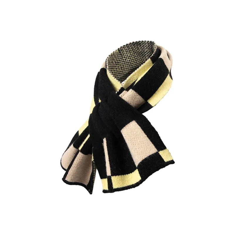 BAIJUAN Knit Scarves Unisex-8