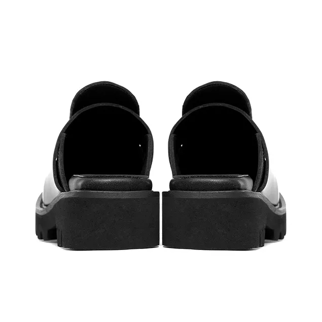 Kami Anger Wrap toe Slippers 4cm Unisex Black-4