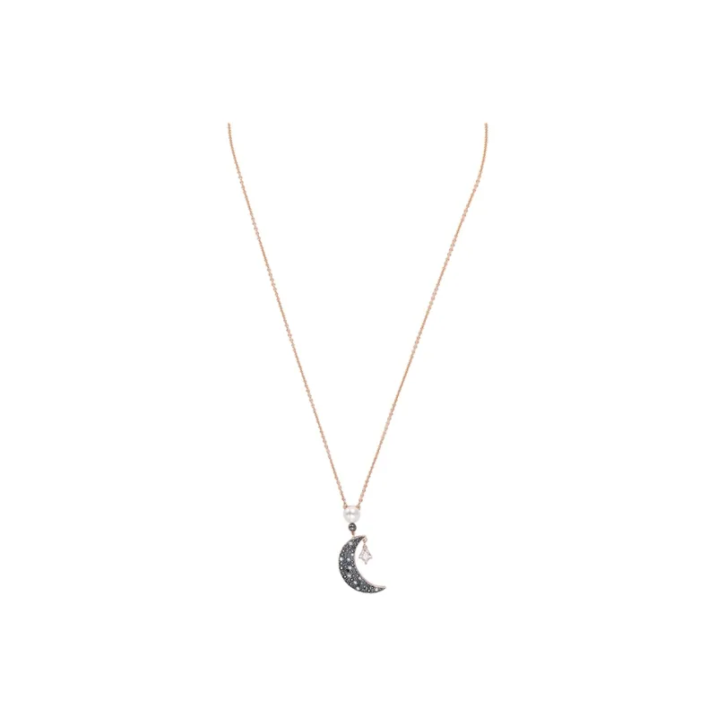 Swarovski Metal Necklaces Women's Dark Color Gradient-0