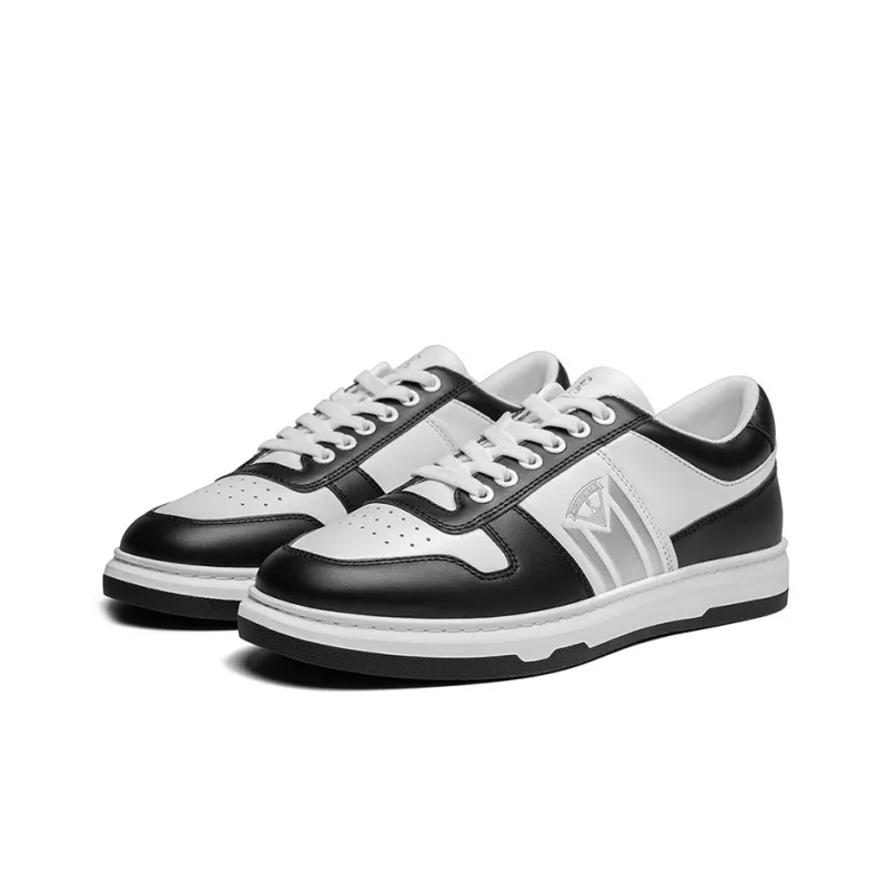 ROBERTA DI CAMERINO Low Top Skateboard Shoes Men's Black White-2