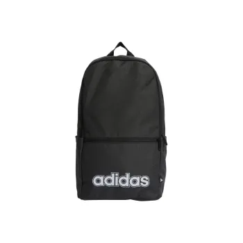 Adidas Recycled Polyester Plain Weave Fabric Backpack Regular Unisex Black