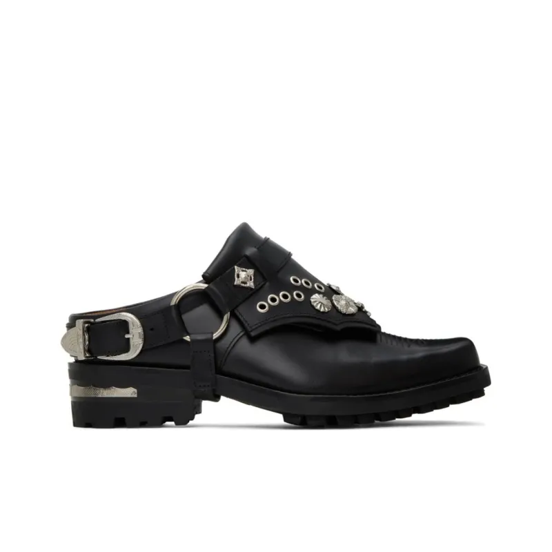 TOGA VIRILIS Studded 40mm Leather Loafers-1