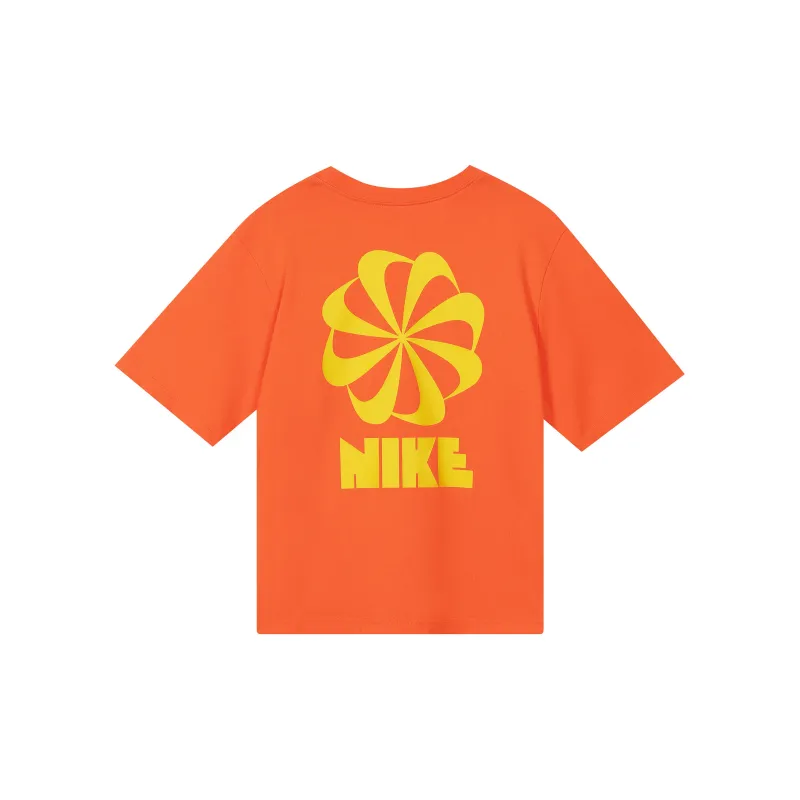 Nike Atmos Pink T Shirts Women's Orange-1