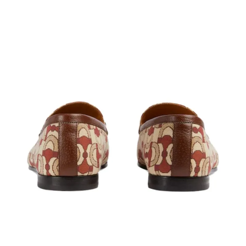 GUCCI Jordaan Loafers Men's Beige Orange-4
