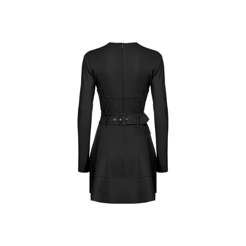 PINKO Piercing Love Birds Minidress-1