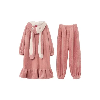 MIOJUER Autumn And Winter Models Pajama Robe Women's