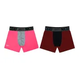 2 Pack (Neon Pink+Burgundy)
