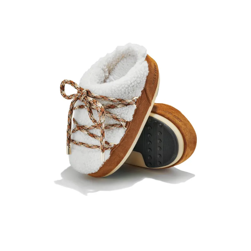 Moon Boot Faux-shearling Lace-up Mules-4