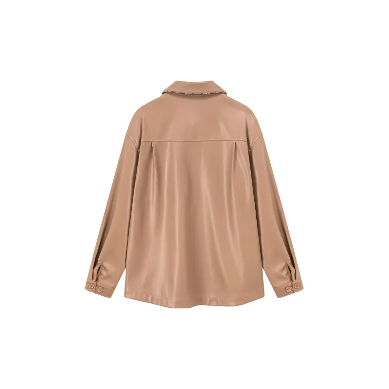 CHUU Leather Jackets Women's-1