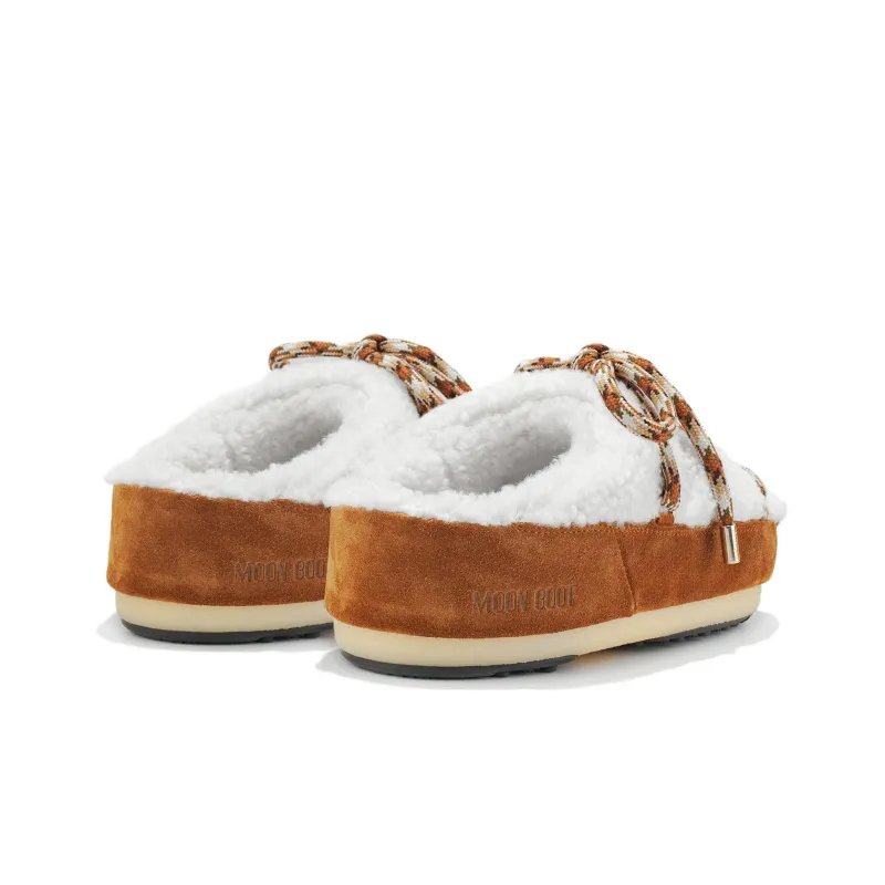 Moon Boot Faux-shearling Lace-up Mules-3