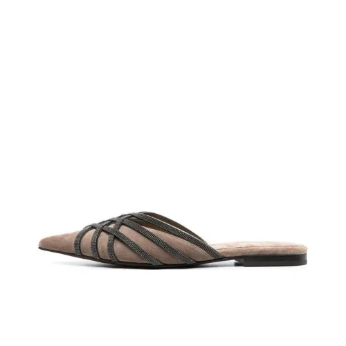 Brunello Cucinelli Closed Toe Slippers Women's