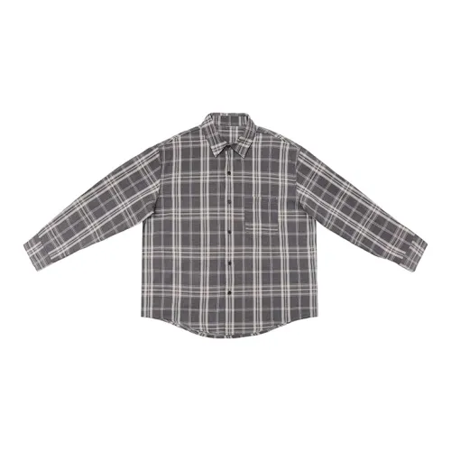 ANYWEARLAB Shirts Men Vintage Gray