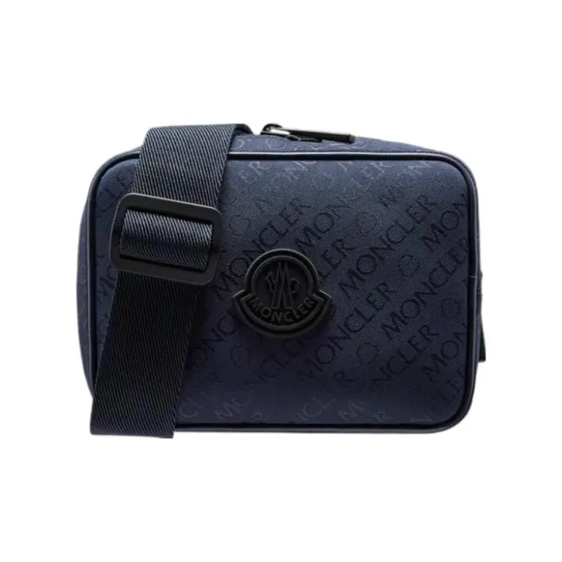 Moncler Polyester Crossbody Bag Regular Men's Electric Blue-0