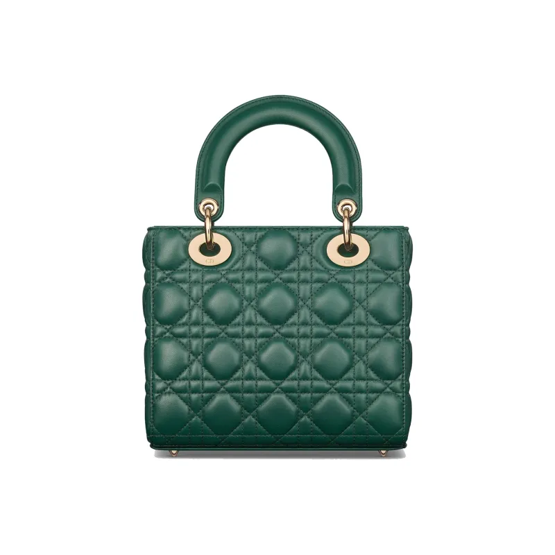 DIOR Lady DiorMy ABCDior Lambskin Lady Dior Bag, Shoulder Bag, Crossbody Bag, Handbag Small Size Women's Pine Green-2