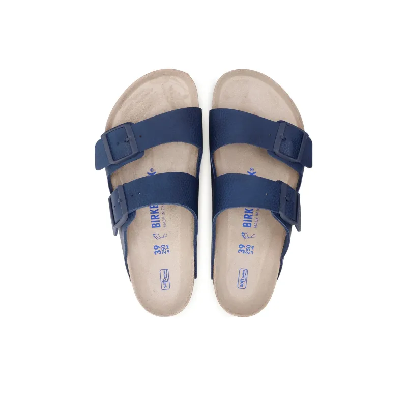 Birkenstock Arizona Slide Slippers Men's Dark Blue-5