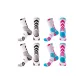 4 Pack Combination (Black White X2+Pink White X2)