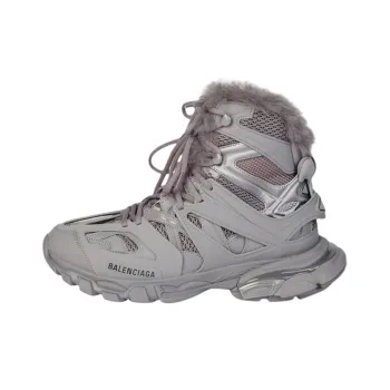 Balenciaga Track Hikers 'Faux Fur Grey'