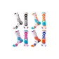 4 Pack Combination (Black White+Orange White+Pink White+Blue White)