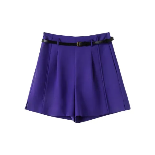 Pumpkin Valley Casual Shorts Women's Chilled Green Lotus Purple