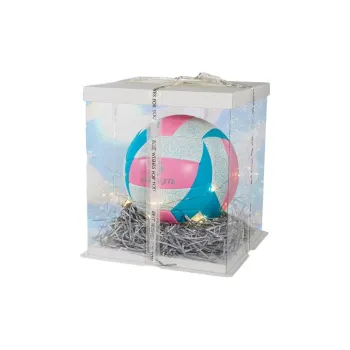 Kuangmi PVC Size 5 Volleyball Unisex Blue Pink
