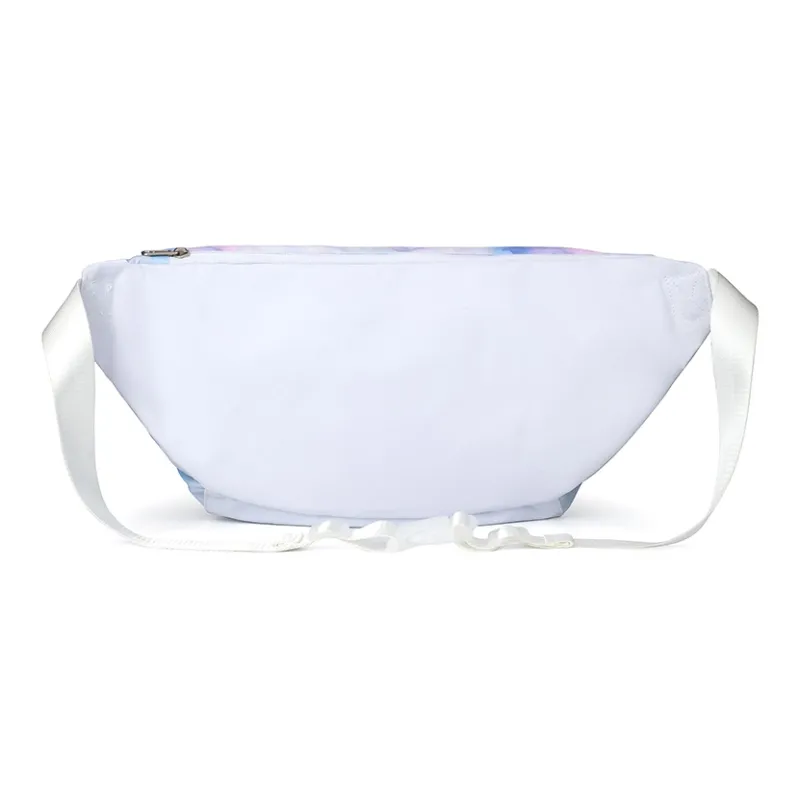 LOVERPUSS Polyester Crossbody Bag Sling Bag Fanny Pack Regular Unisex Dazzling Color White-3
