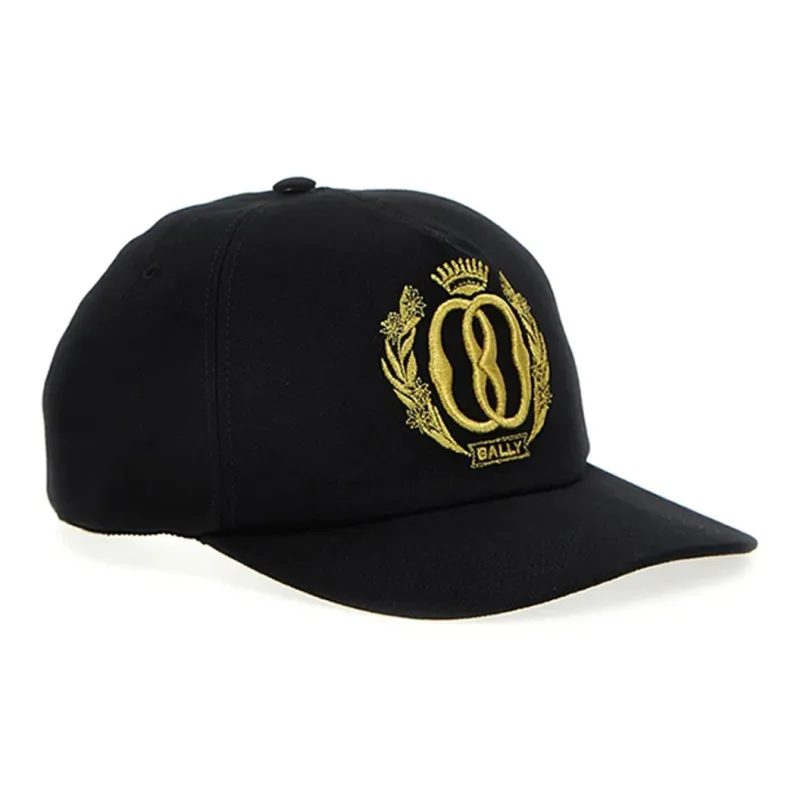 BALLY Logo embroidered Cotton Baseball Cap-1