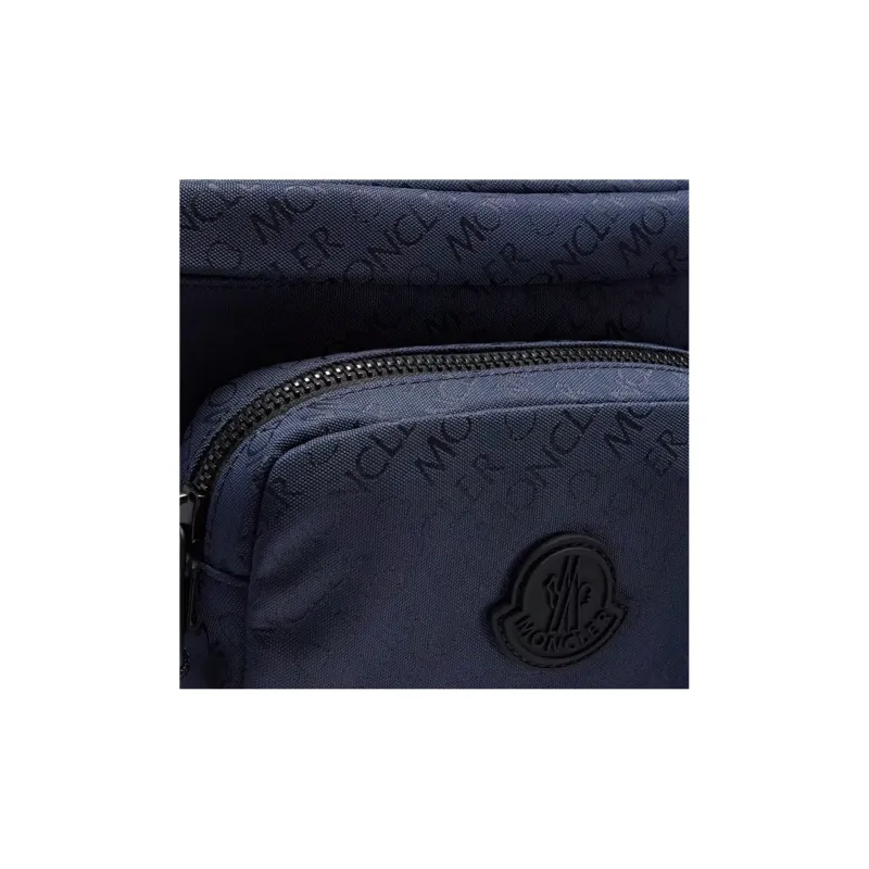 Moncler Polyester Crossbody Bag Sling Bag Fanny Pack Men's Electric Blue-3