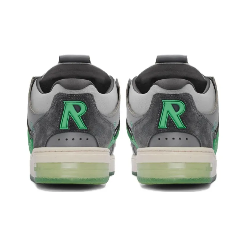 REPRESENT Bully Low-Top Skateboard Shoes Men's Green Gray-3