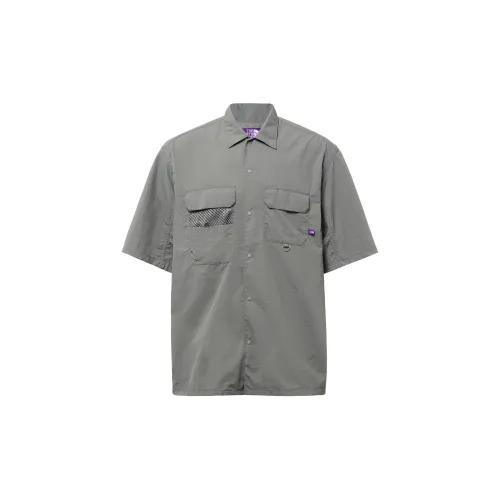 THE NORTH FACE PURPLE LABEL Shirts Men Gray