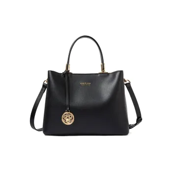 TUCANO Cow Leather Mom Bag Handbag Tubas Women's Black