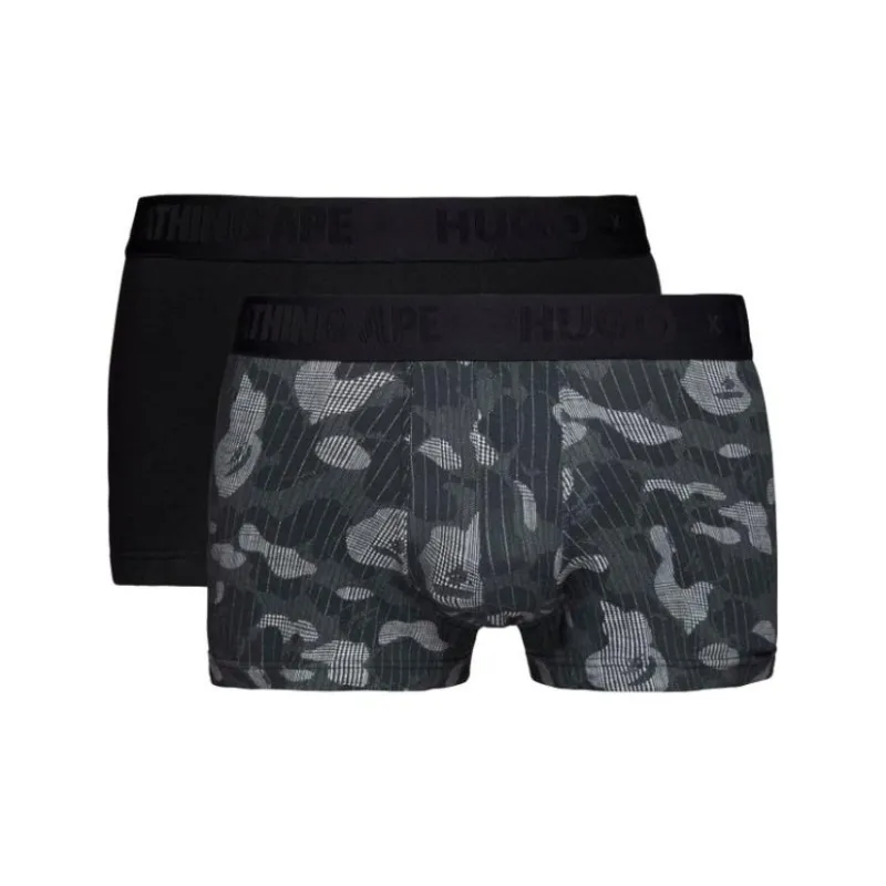 Bape X Hugo Brother Trunk Pack Of 2 Black-2