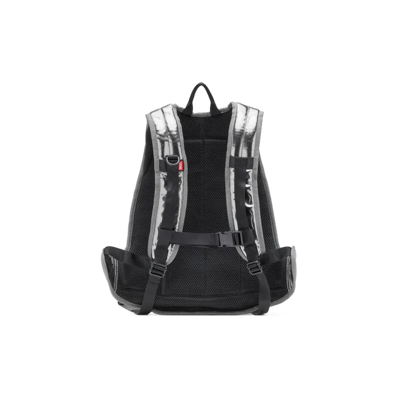 DIESEL Polyurethane And Polyester Blend Backpack Regular Men's Silver-3