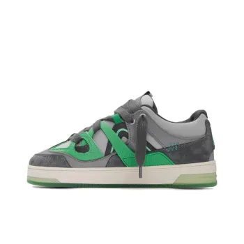REPRESENT Bully Low-Top Skateboard Shoes Men's Green Gray