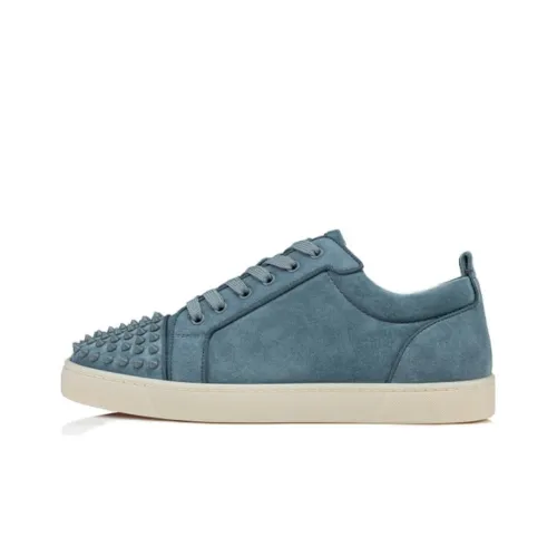 Christian Louboutin Skateboard Shoes Men Low-Top Blue