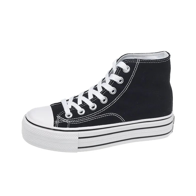 FCS Anti-Slip And Wear-Resistant Breathable High-Top Canvas Shoes Women's-2