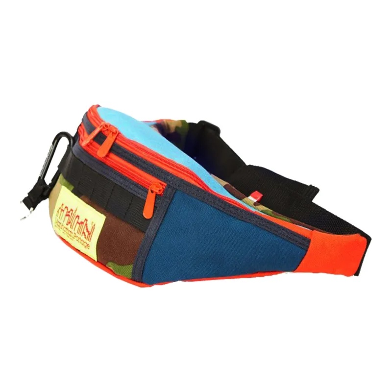 Manhattan Portage Nylon Fanny Pack Sling Bags Regular Unisex Camouflage/Blue/Orange/Yellow-1