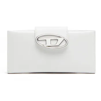 DIESEL Cow Leather Wallet Women's White