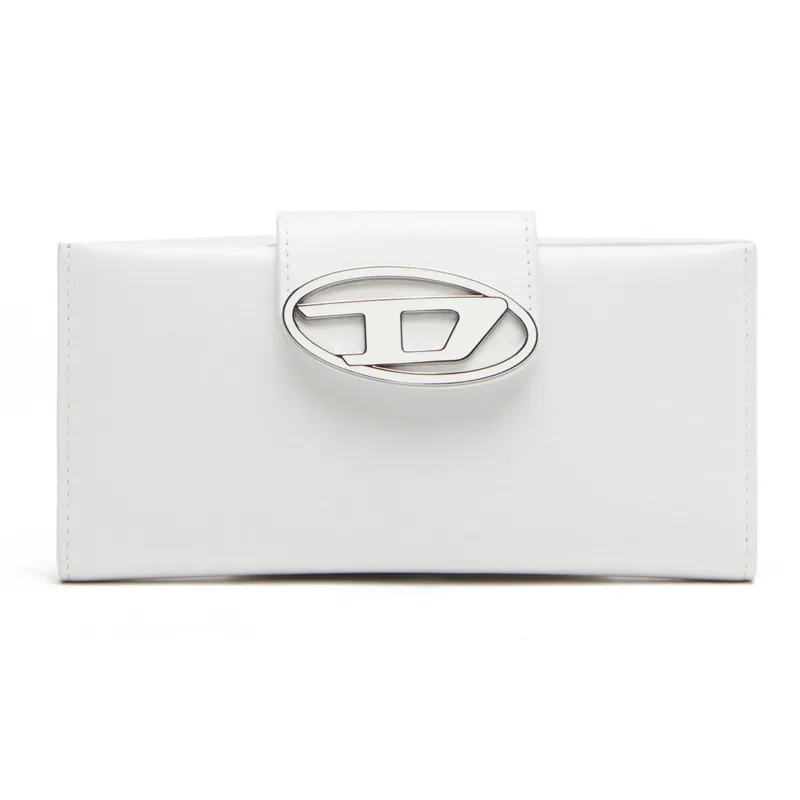 DIESEL Cow Leather Wallet Women's White-0