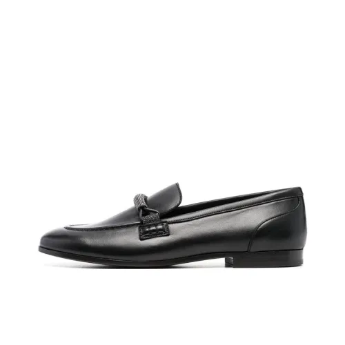 Brunello Cucinelli Monili Loafers Women's Low-Top Black