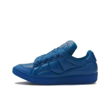 Lanvin Curb Low Top Skateboard Shoes Men's Blue