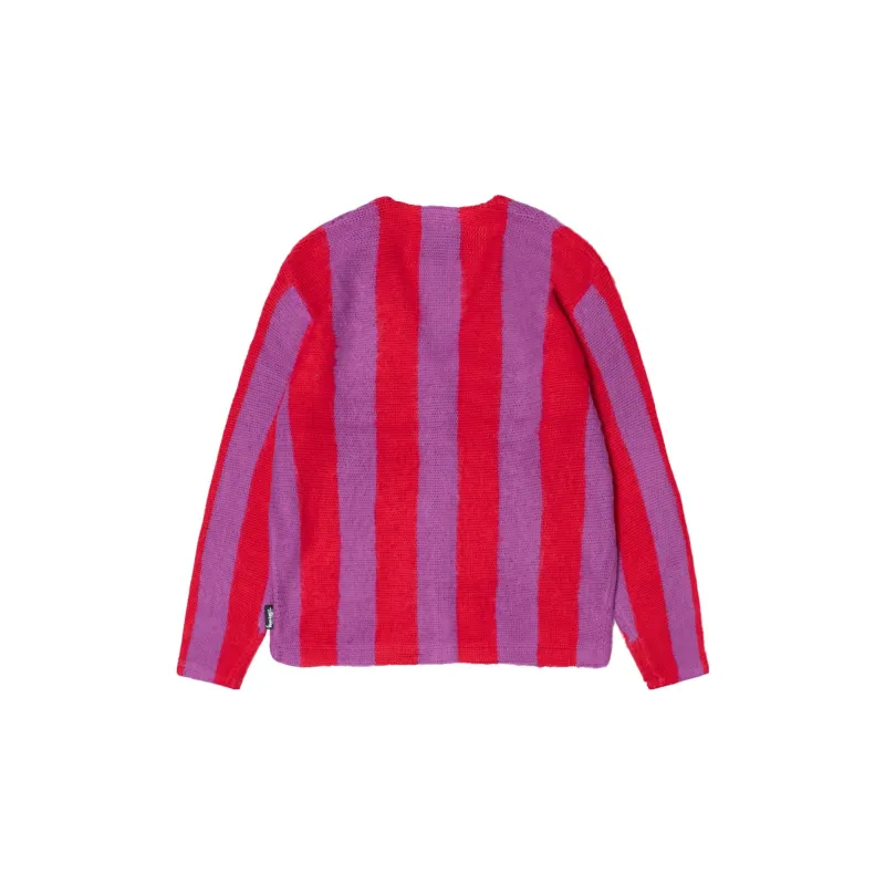 Stussy Stripe Brushed Cardigan-1