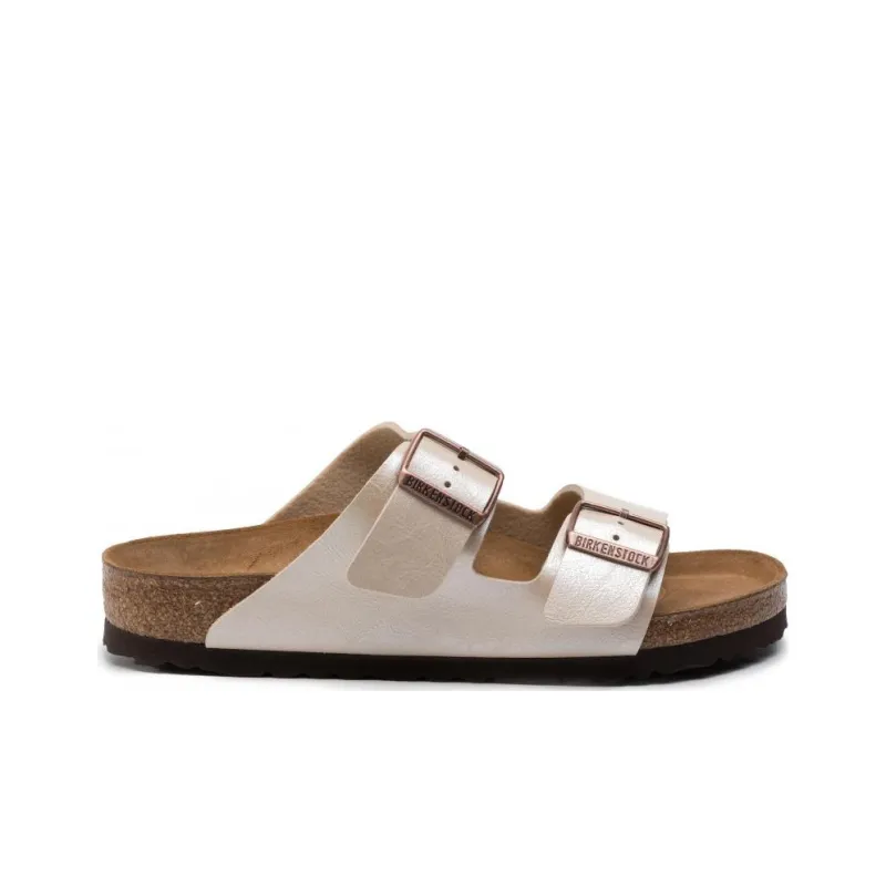 Birkenstock Arizona Slide Slippers 2.5cm Women's White-1