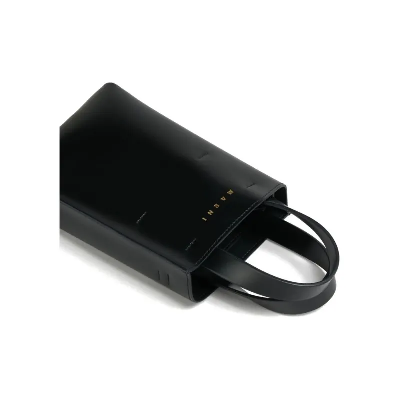 MARNI Logo Printed Top Handle Bag-3