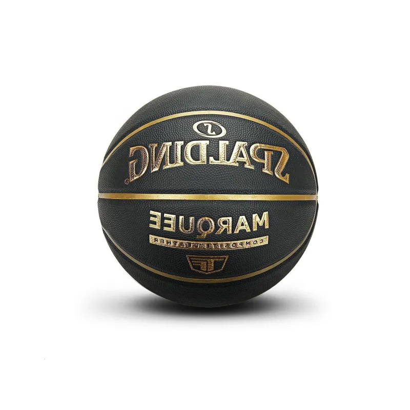 SPALDING TF Collection 77 257Y PU Basketball Black Gold Size 7 Training Unisex-2